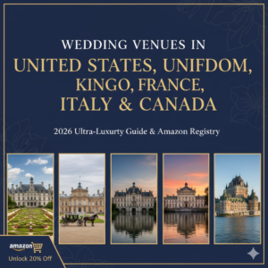 Wedding Venues in United States, United Kingdom, France, Italy, & Canada: 2026 Ultra-Luxury Guide & Amazon Registry