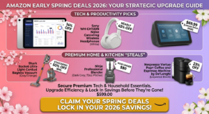 Amazon Early Spring Deals 2026: The Strategic Shopping Guide