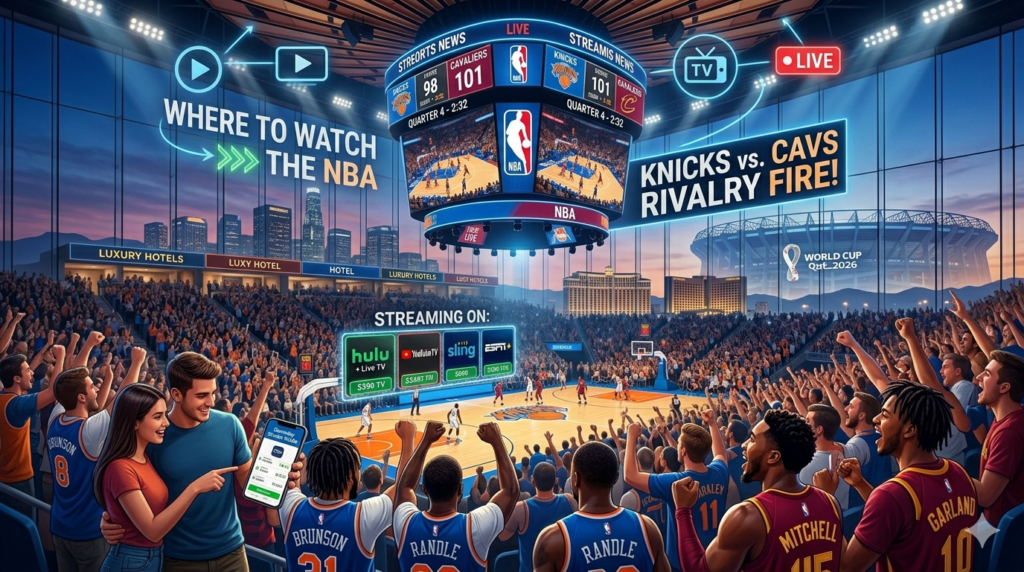 Knicks vs Cavaliers: Where to Watch + NBA Finals Surge Taking Over the Internet