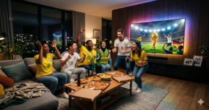 How to watch World Cup 2026 free is one of the most searched questions on Google right now as billions of fans worldwide prepare for the biggest tournament in football history opening June 11 in North America. Friends watching World Cup 2026 free on TV at home