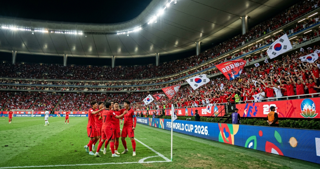 South Korea vs Czechia World Cup 2026 result 2-1 comeback Hwang In-beom Oh Hyeon-gyu goals