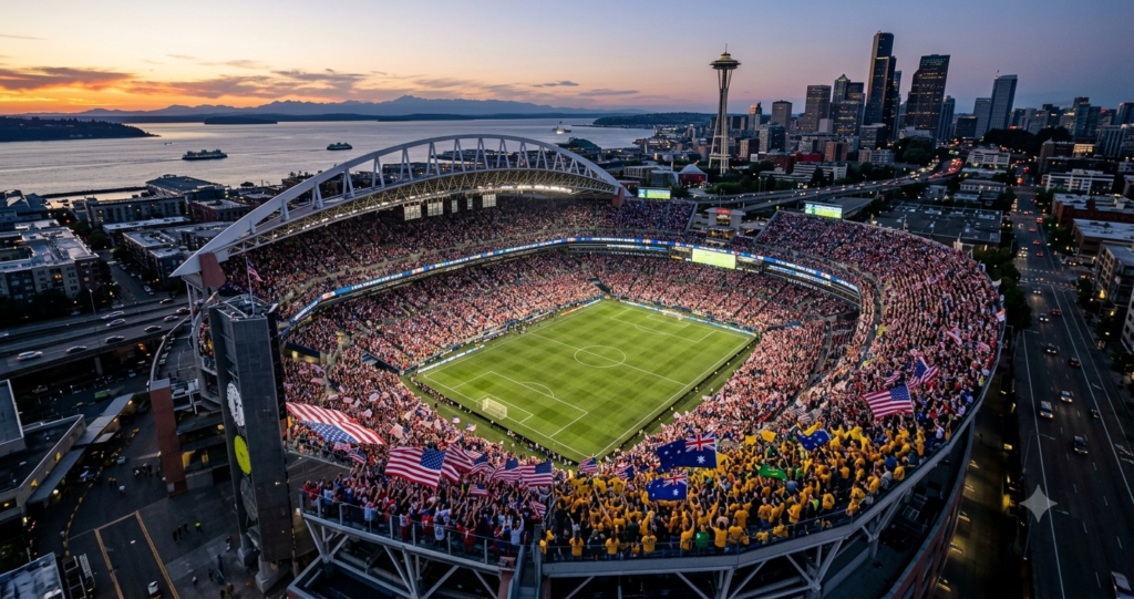 World Cup 2026 Seattle Travel Guide | Lumen Field, Hotels & Fan Guide World Cup 2026 Seattle travel guide Lumen Field USA vs Australia fans Space Needle